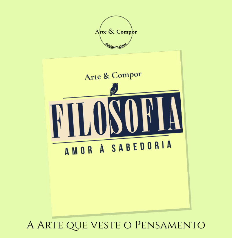 Camiseta Amor à Sabedoria – Filosofia para Quem Pensa - Imagem 4