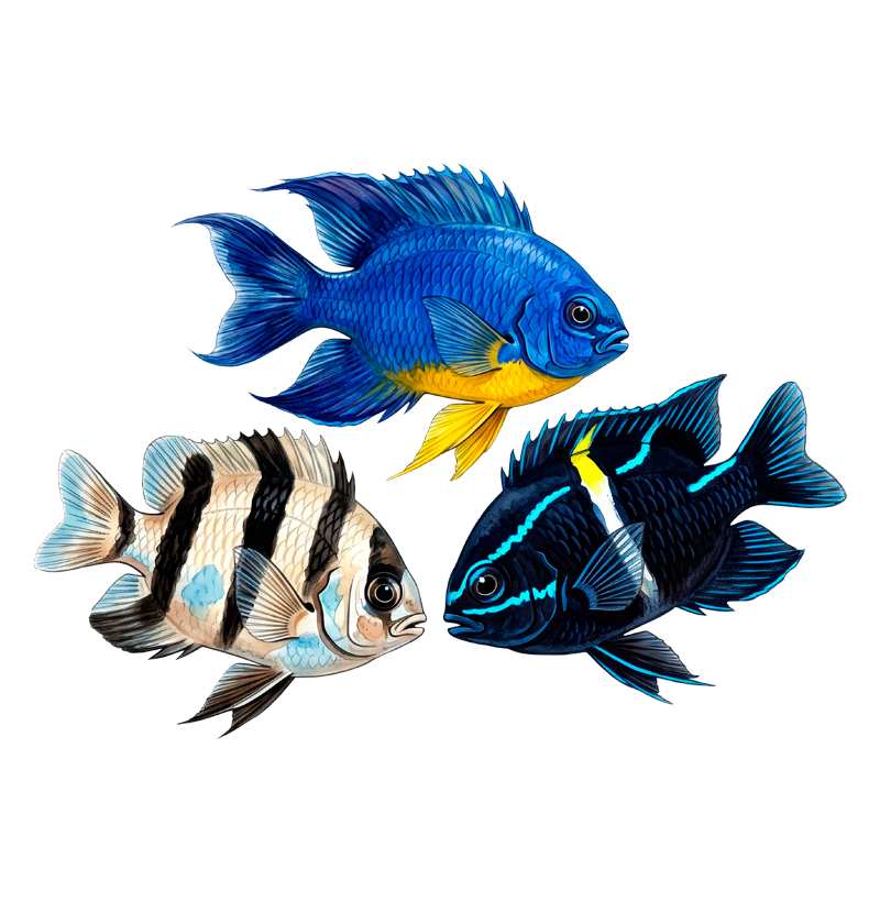 Peixes - Mini - Donzelas - Moletom Hoodie - Imagem 2