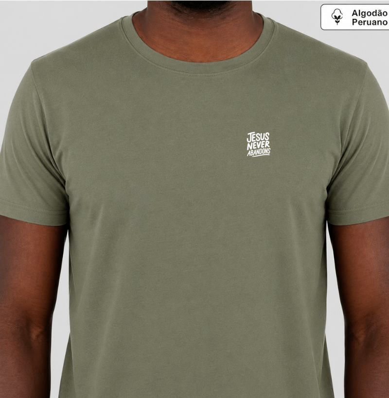 Camiseta Peruano Jesus Never Abandons - Imagem 2