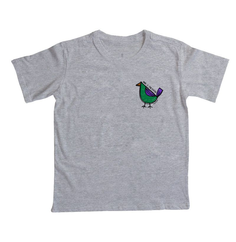 Camiseta Infantil - "look at the birds" - Imagem 3