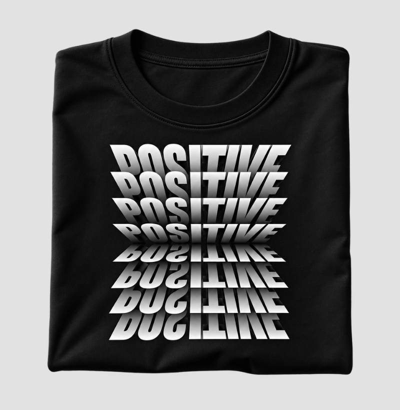 Camiseta  Positive — Algodão Premium - Imagem 2