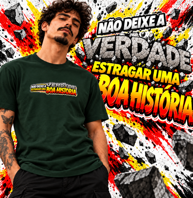 Camiseta Verdade em Algodão - Imagem 4