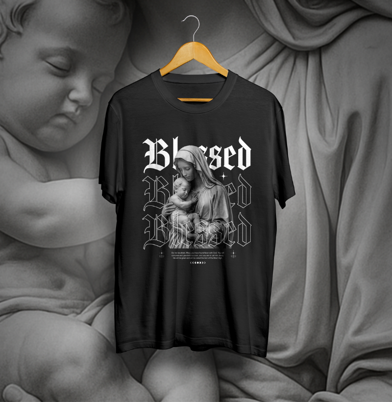 Camiseta Blessed Virgin  - Sacred Mother - Imagem 2