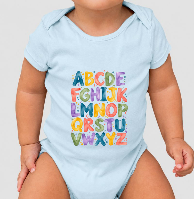 Body Alfabeto em Cores - Imagem 4