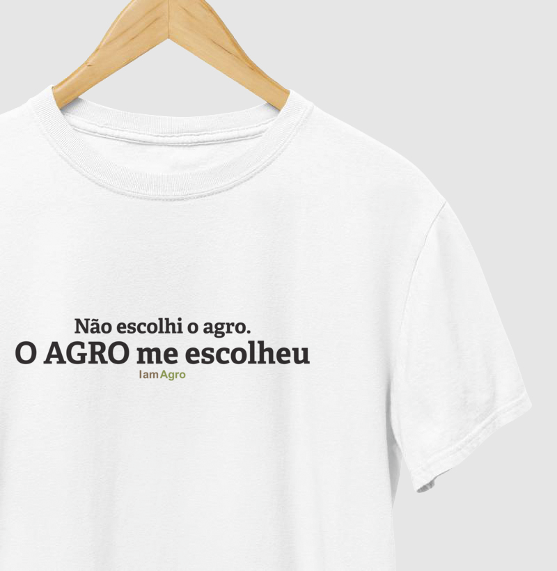 Camiseta Não escolhi o Agro. O agro me escolheu | I Am Agro - Imagem 3