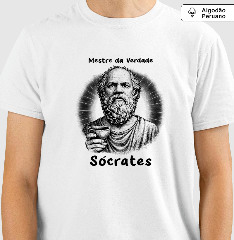 Sócrates • Mestre da Verdade (algodão peruano) - Imagem 3