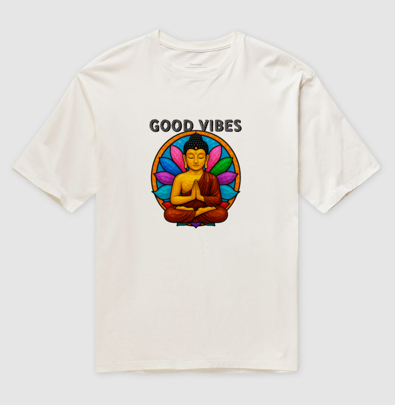 Good Vibes • Buda Gautama (oversized) - Imagem 2