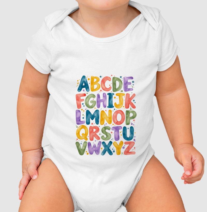 Body Alfabeto em Cores - Imagem 2