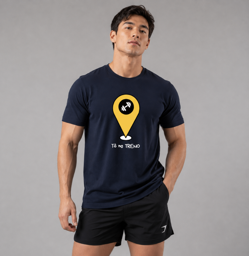 Camiseta Tô no TRENO – Me Localiza Aí | Camiseta Fitness Streetwear TRN - Imagem 2