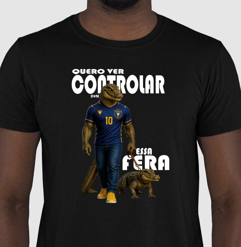 Especial Dia dos Pais (pet) - Camiseta Quero Ver Controlar Essa Fera - Imagem 3