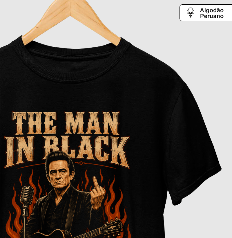 Camiseta Country Masculina Man in Black - Imagem 2