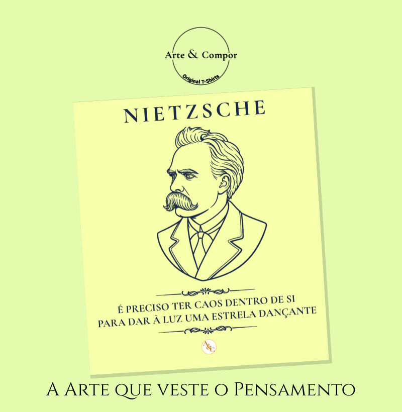 Camiseta Dançar no Abismo - Friedrich Nietzsche | Filosofia & Atitude - Imagem 4