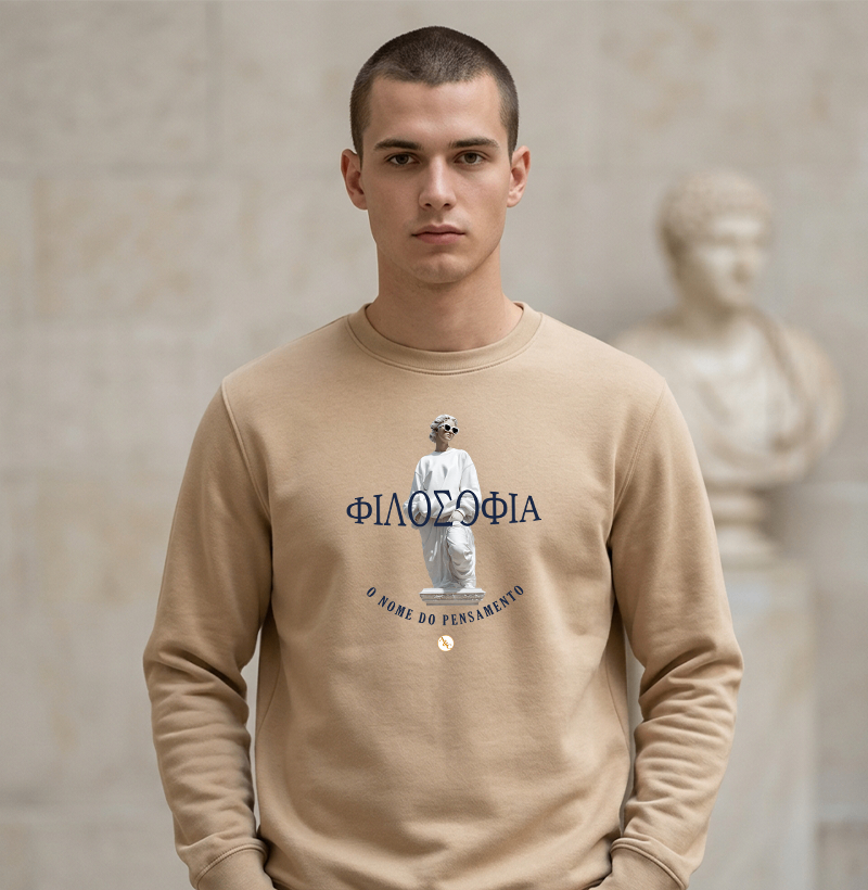 "O Nome do Pensamento" — Estampa Filosofia Grega & Streetwear - Imagem 3