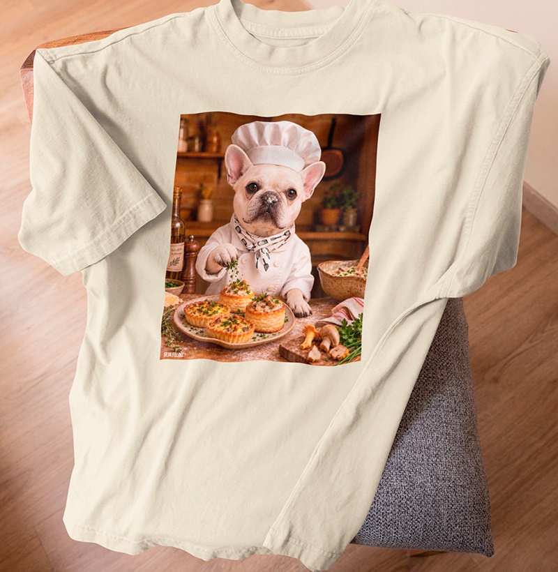 Frenchie Chef à Française 🇫🇷🐾Branco - Imagem 3