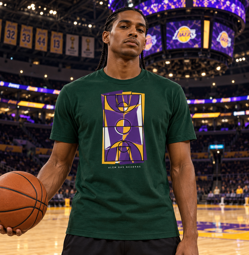 Camiseta de Basquete Piso — Los Angeles - Imagem 4