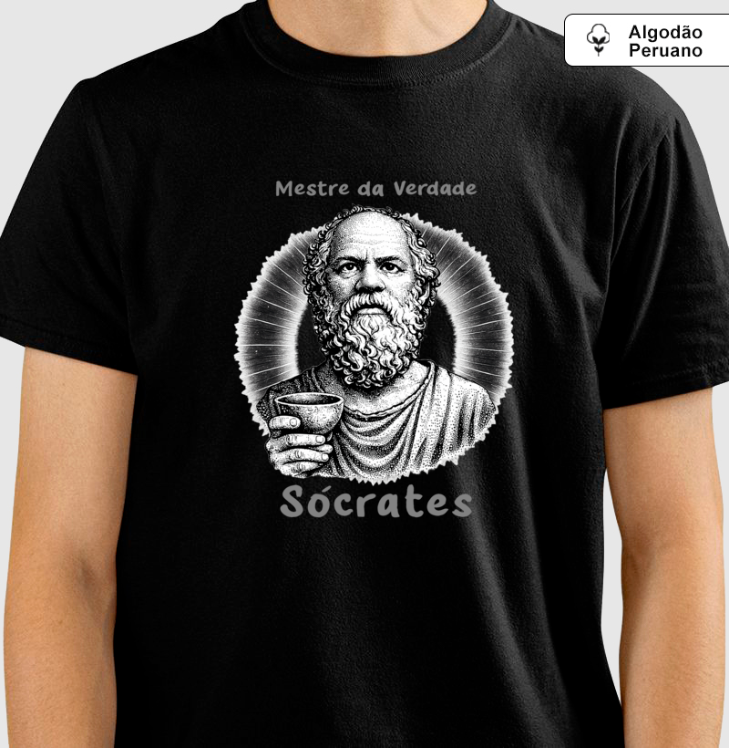 Sócrates • Mestre da Verdade (algodão peruano) - Imagem 2