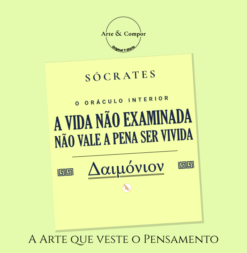 Camiseta Filosófica O Oráculo Interior | Sócrates - Imagem 4