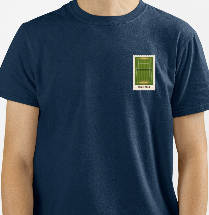 Camiseta Selo Wimbledon (masculino e feminino) - Imagem 2