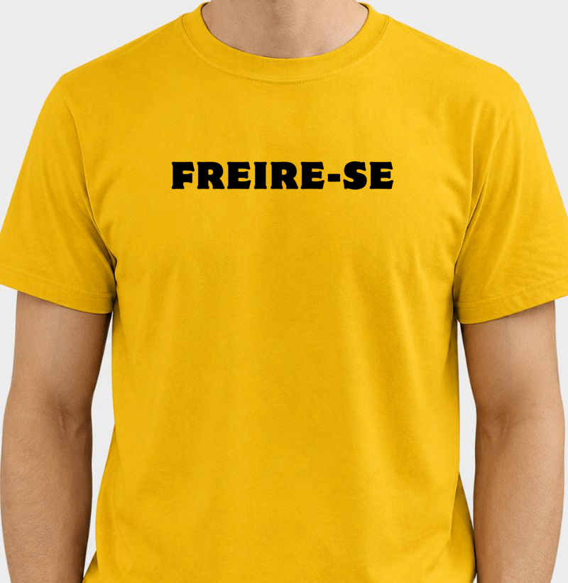 Camiseta Freire-se - Letras Pretas - Imagem 4