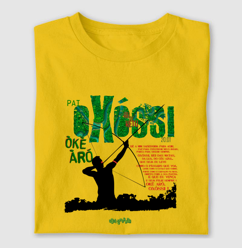 camiseta OXÓSSI oração masculina - Imagem 2