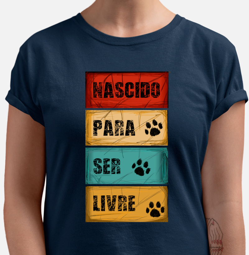 Camiseta Nascido para Ser Livre - Imagem 4