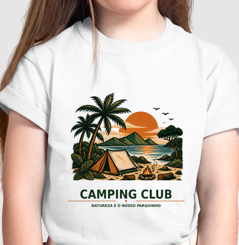 Camiseta Infantil | Camping Club – Natureza é o Nosso Parquinho - Imagem 3