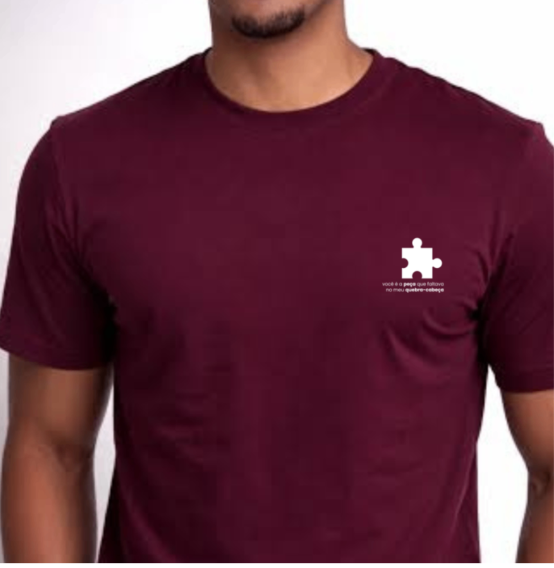 Camiseta Você é a peça que faltava no meu quebra-cabeça - Imagem 2