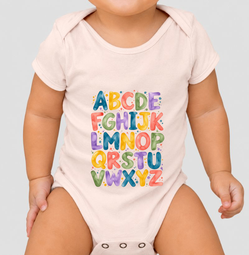 Body Alfabeto em Cores - Imagem 3