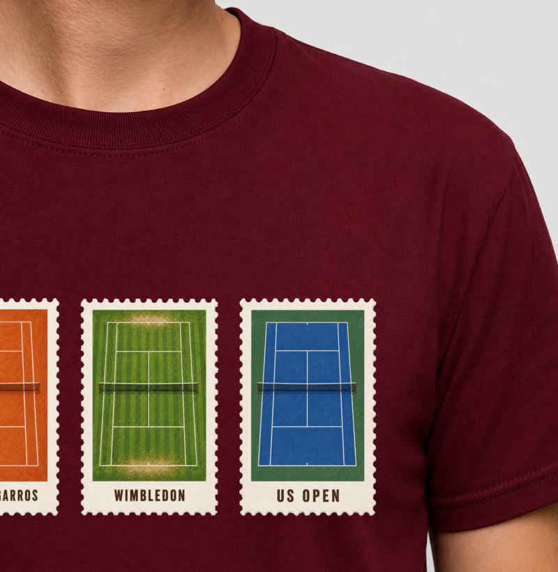Camiseta Grand Slams (masculino) - Imagem 2