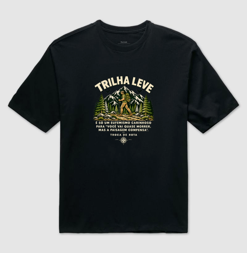 Camiseta Oversized | Trilha Leve - Imagem 2