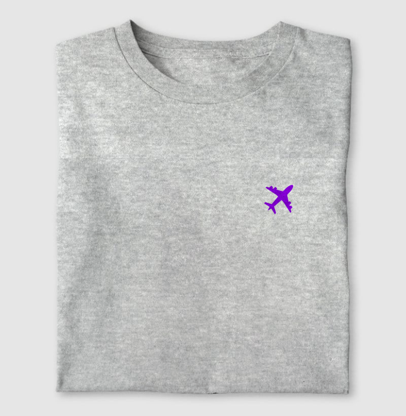 Viajante minimalista - avião roxo - Imagem 3