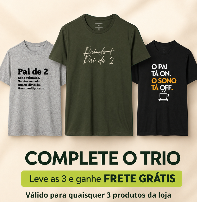 Pai de 3 - Algodão Peruano Premium - Imagem 4