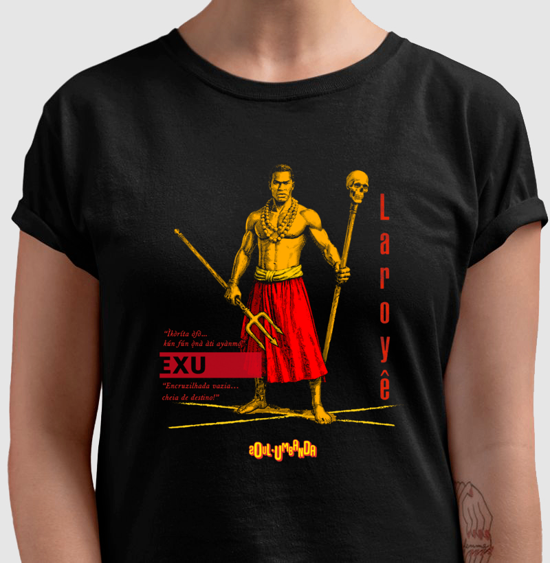 camiseta EXU iorubá masculina - Imagem 2