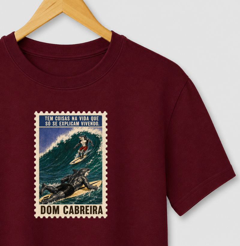 Camiseta Selo Vivendo a Vida do Surfe (masculina) - Imagem 3