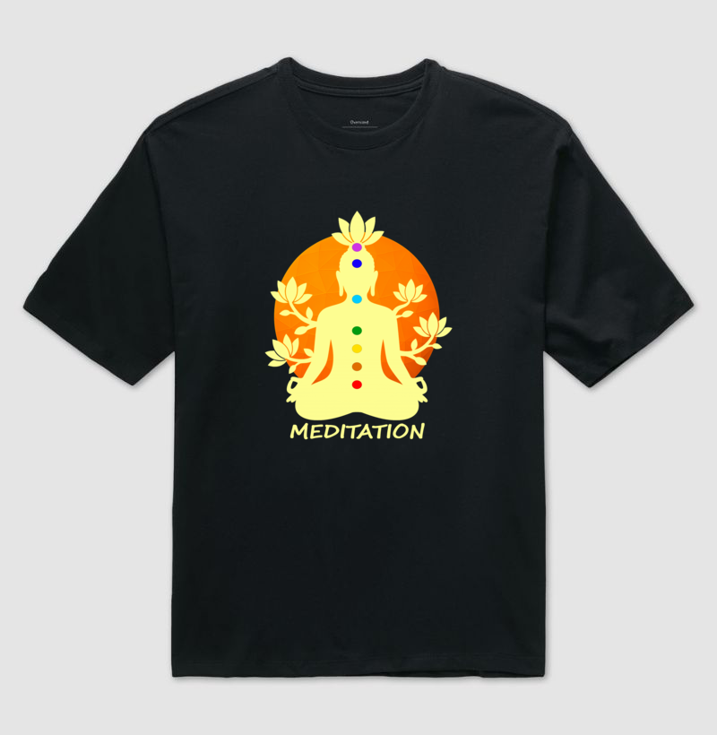 Meditação • Sete Chakras (oversized) - Imagem 2