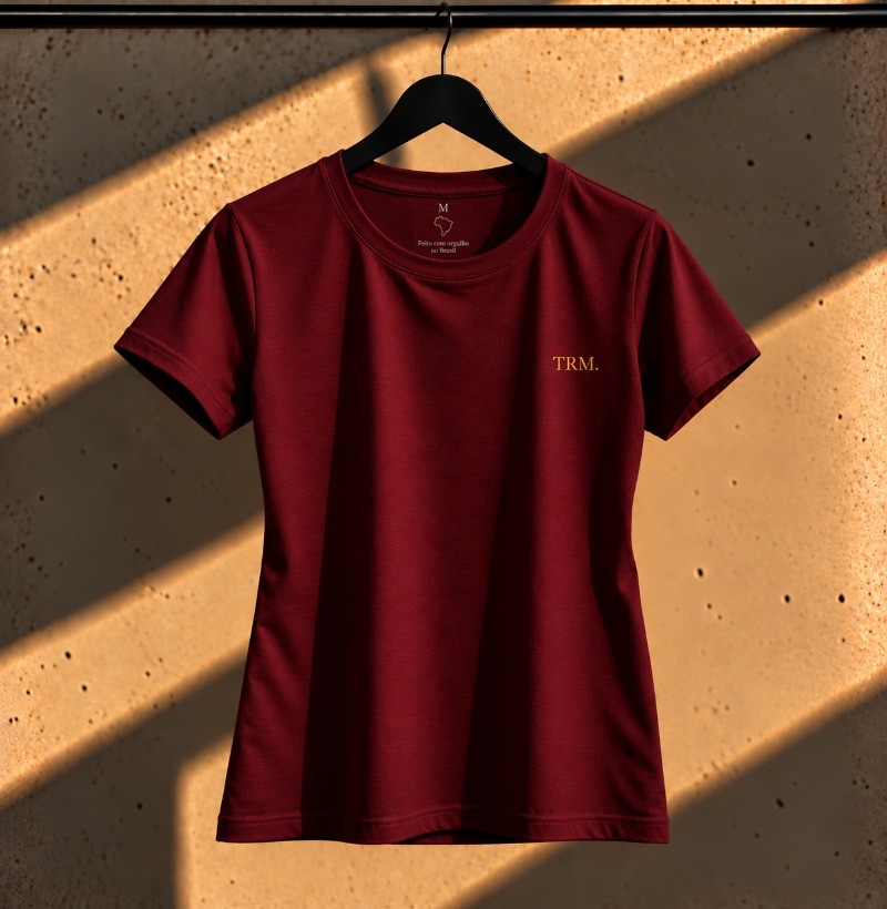 TRM Timeless Tee Feminina Bordeaux - Imagem 4