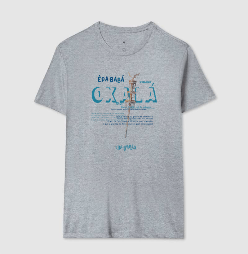 camiseta OXALÁ oração masculina - Imagem 4