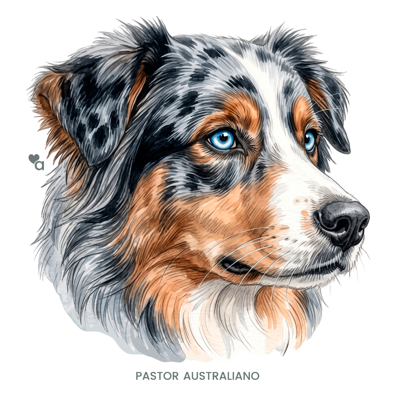 Cães - Pastor Australiano (Blue Merle) - Infantil - Imagem 2