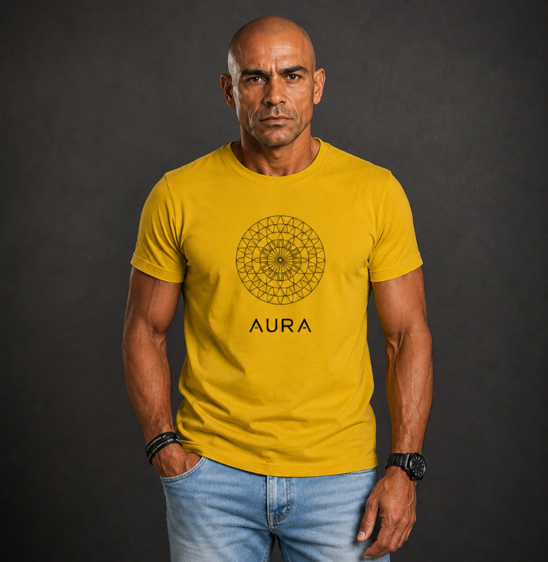 Camiseta Sacred Mandala — Estampa Preta - Imagem 2