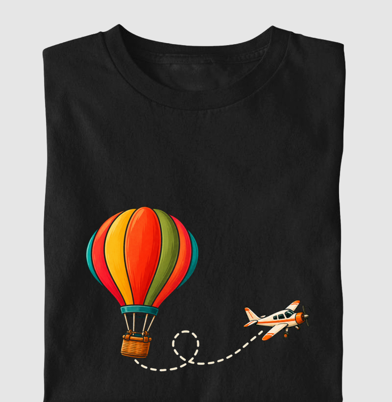 Camiseta Infantil | Viagem Imaginária 🎈✈️ - Imagem 3