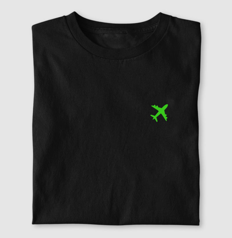 Viajante Minimalista - avião verde claro - Imagem 2
