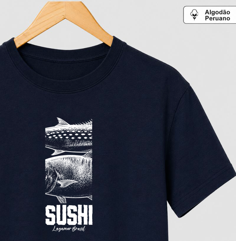 Camiseta Sushi em algodão peruano - Imagem 2