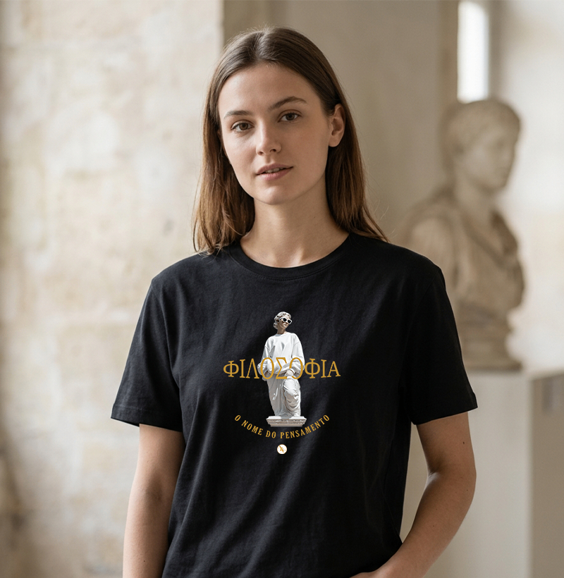 "O Nome do Pensamento" — Estampa Filosofia Grega & Streetwear - Imagem 3