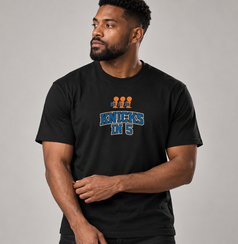 Camiseta Knicks in 5 — Convicção de Nova York | ADQ - Imagem 4