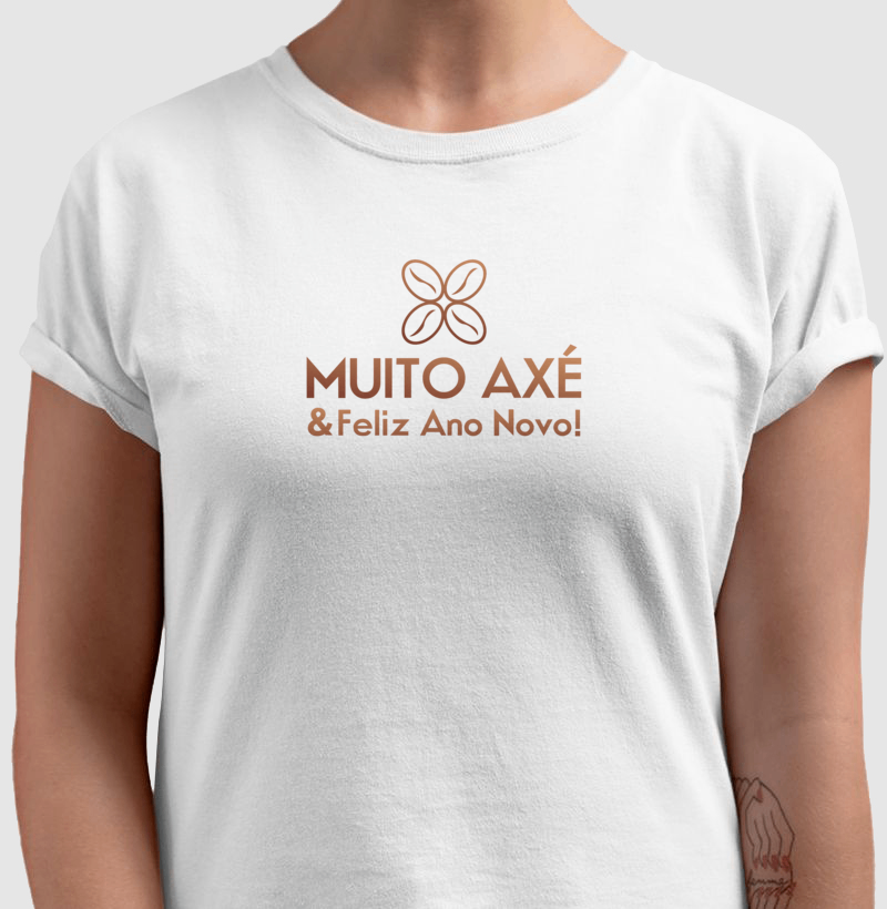 Muito Axé e Feliz Ano Novo - marrom - Imagem 3
