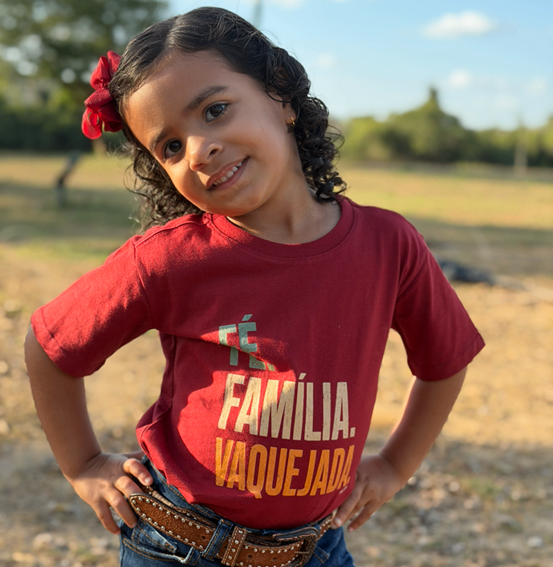 Camisa Infantil - Fé. Família. Vaquejada. - Imagem 2