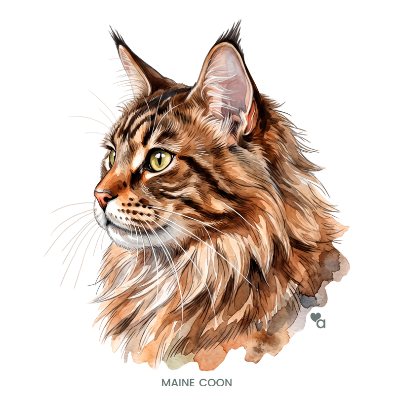 Gatos - Maine Coon - Body Infantil - Imagem 2