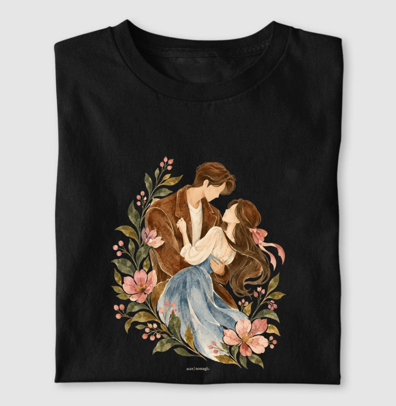 Queda nos Braços - Cena de todo dorama | Camiseta Dorameira em Aquarela - Imagem 2