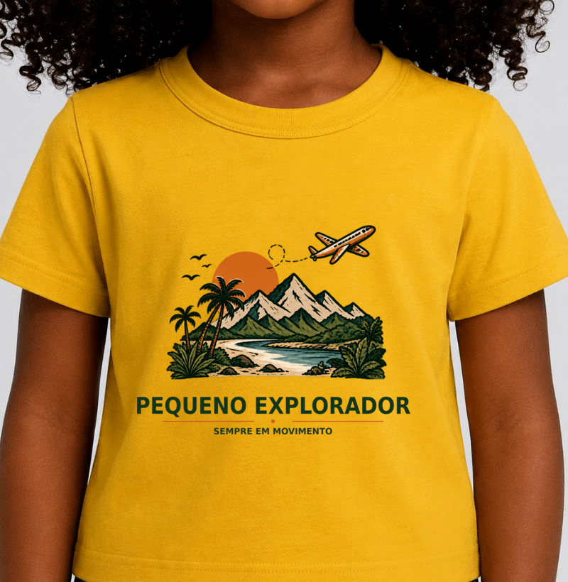 Camiseta Infantil | Pequeno Explorador - Imagem 3