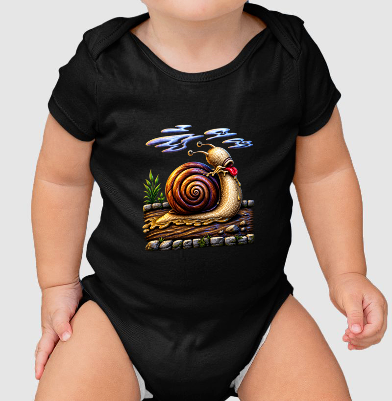 Body Infantil Caracol 3D - Imagem 4